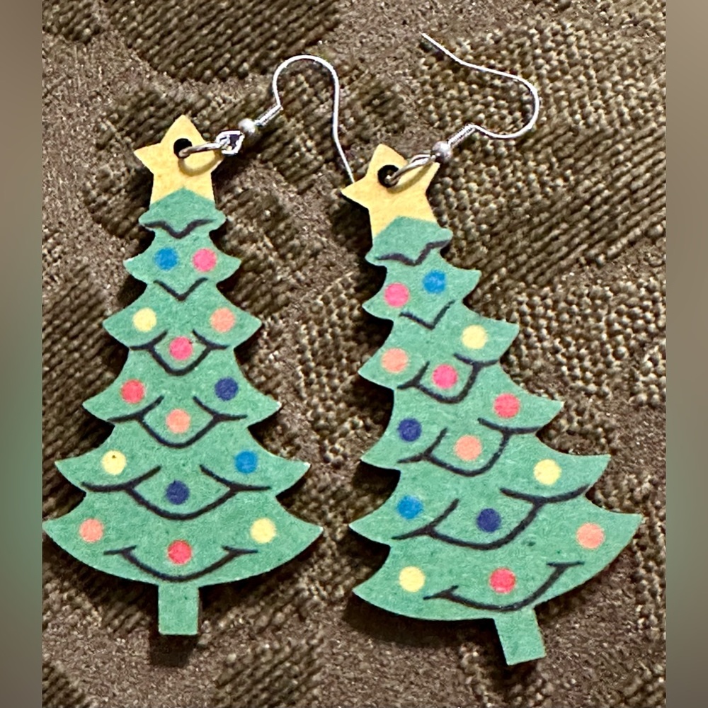 Christmas Tree Earrings